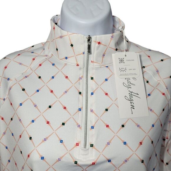 Lady Hagen Golf Pullover 1/4 Zip Long Sleeve Shirt Womens Size XS UPF 50 NEW - Picture 14 of 16
